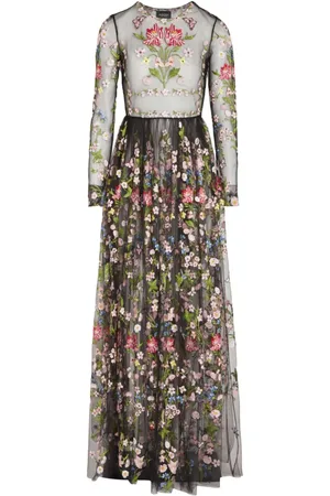 Giambattista Valli Kleid aus botanischem Tüll