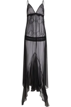 Etro Maxikleid mit V-Ausschnitt