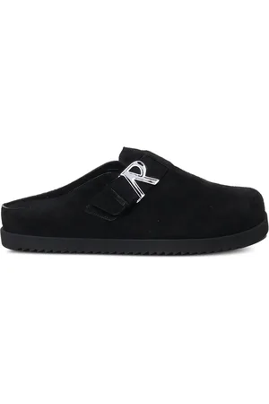 Represent Initial Slipper aus Wildleder