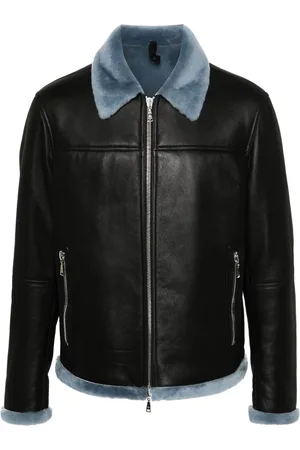 TAGLIATORE Lederjacke mit Reißverschluss