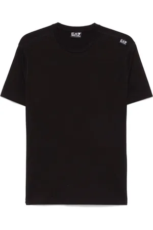 EA7 T-Shirt mit Logo-Applikation