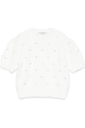 PHILOSOPHY DI LORENZO SERAFINI Pullover mit Strassverzierung