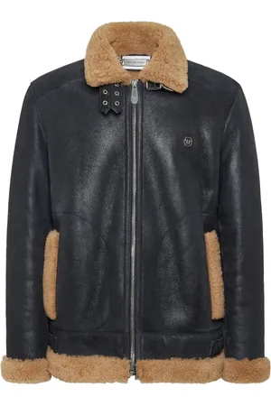 Philipp Plein Jacke mit Totenkopf-Stickerei