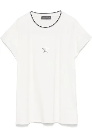 LORENA ANTONIAZZI T-Shirt mit Glitter-Stern