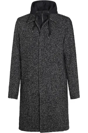 HERNO Mantel aus Bouclé