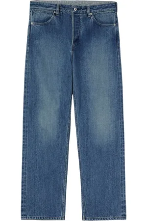 Jil Sander Tapered-Jeans mit Logo-Patch