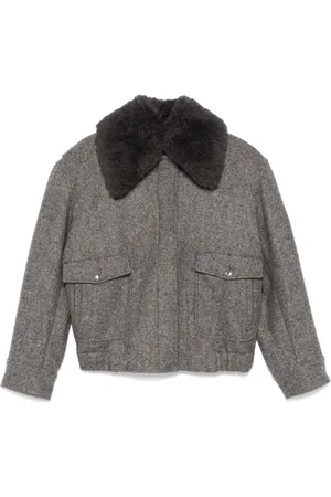 Stella McCartney Mantel mit Spreizkragen