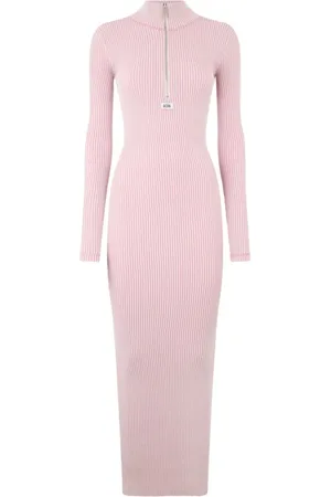 GCDS Geripptes Maxikleid