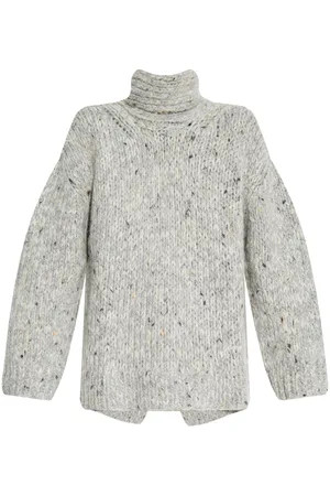 Ganni Rollkragenpullover mit Schlitz hinten