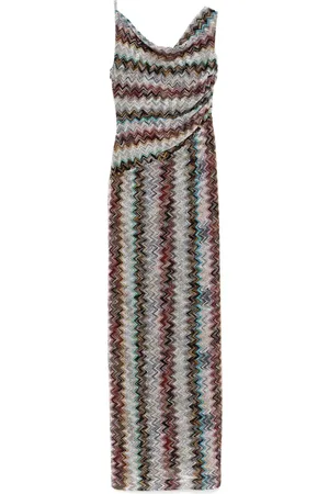 Missoni Maxikleid mit Zickzackmuster
