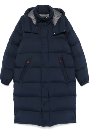 Kiton Gefütterter Kapuzenmantel
