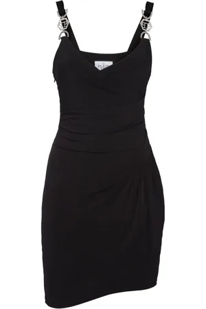 Philipp Plein Minikleid mit Logo-Schild
