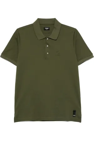 Fendi Poloshirt mit FF-Prägung