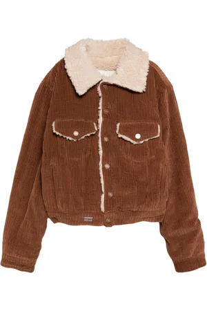 ERL Cordjacke mit Shearling