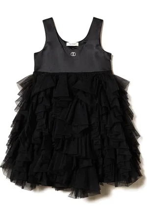 Twin-Set Tüllkleid mit Rüschen