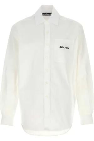 Palm Angels Hemd mit Logo-Stickerei