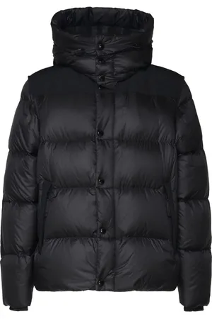 Burberry Gefütterte Jacke mit Logo-Applikation