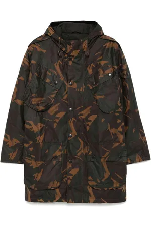Barbour Wax Camo Parka