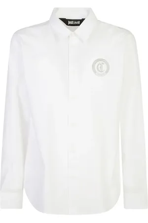 Roberto Cavalli Hemd mit Logo-Print