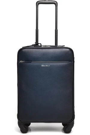 santoni Koffer mit Logo-Print