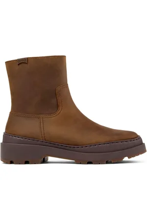 Camper Wildlederstiefel mit runder Kappe