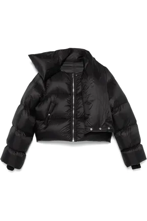 Rick Owens Gefütterte Jacke mit Stehkragen