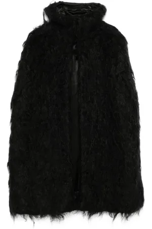 Rick Owens Cape aus Faux Fur