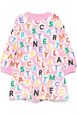 Stella McCartney Kleid mit Logo-Print