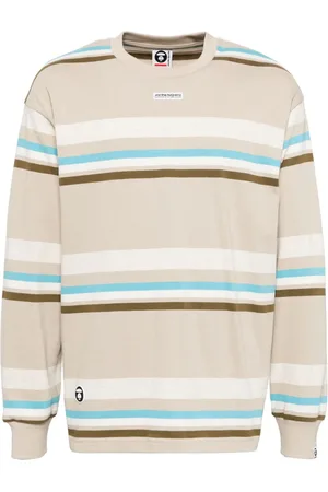 A Bathing Ape Langarmshirt mit Querstreifen