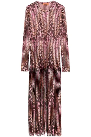 Missoni Midikleid mit Zickzackmuster