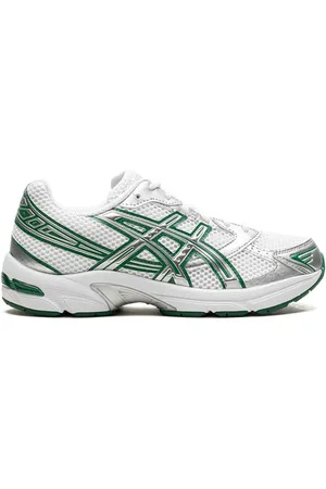 Asics GEL-1130 White/Silver/Green Sneakers