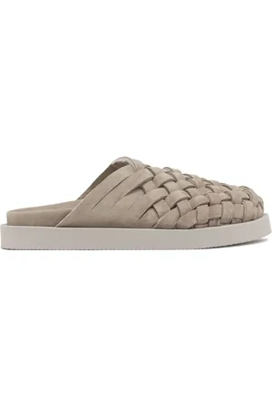 Buttero Gewebte Slipper aus Wildleder