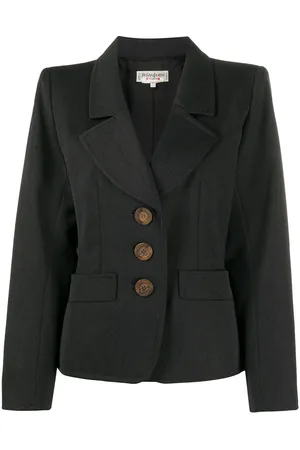 Saint Laurent Einreihige Jacke