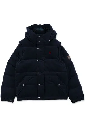 Ralph Lauren Gefütterte Jacke mit Logo-Patch