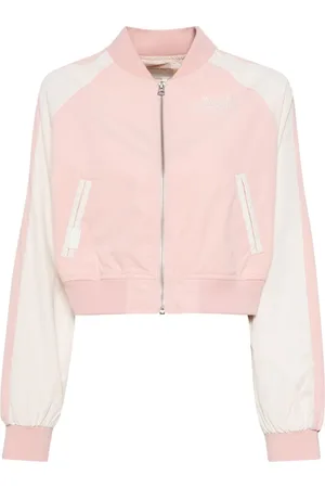 Musium Div. Cropped-Sportjacke mit Stehkragen