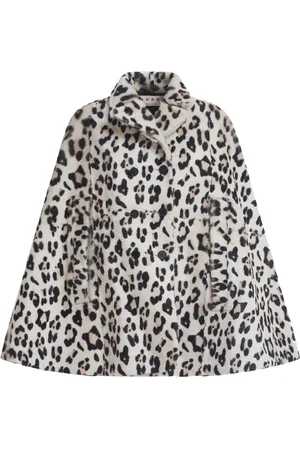 Marni Cape mit Leoparden-Print