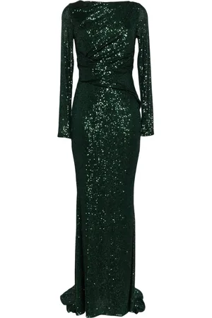 TALBOT RUNHOF LGSLV Abendkleid mit Pailletten