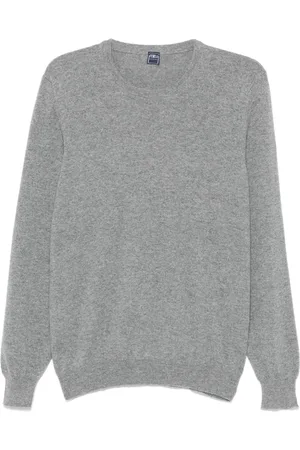 FEDELI Pullover mit meliertem Effekt