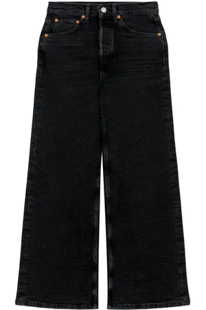 RE/DONE Weite Cropped-Jeans
