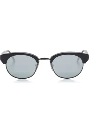 Thom Browne Sonnenbrille mit rundem Gestell