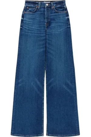 RE/DONE 70s Ultra High Rise Wide Leg Jeans