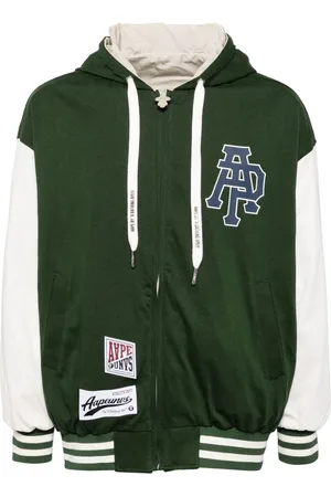 A Bathing Ape Bomberjacke mit Logo-Applikation
