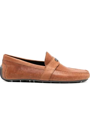 Moschino Loafer mit Logo-Schild