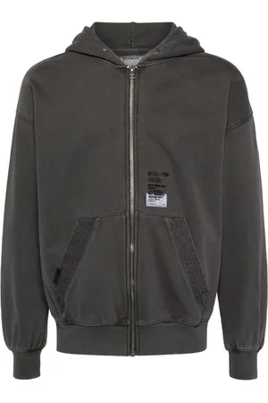 Musium Div. Kapuzenjacke mit Logo-Patch
