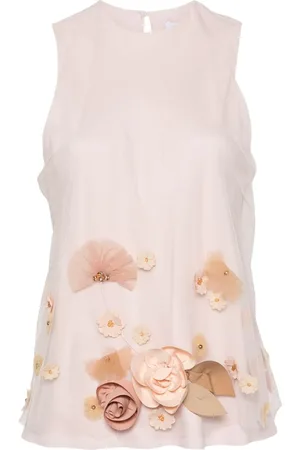 Viktor & Rolf Bluse mit Blumenapplikation