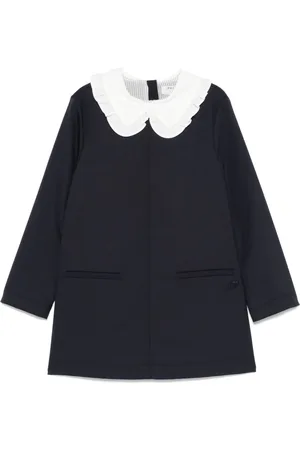 PHILOSOPHY DI LORENZO SERAFINI Kleid mit Kontrastkragen