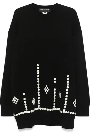 Comme des Garçons Pullover mit Knopfdetail