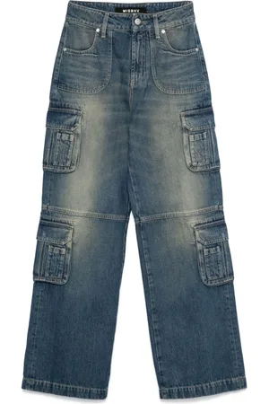 MISBHV Jeans mit aufgesetzten Taschen