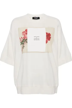 UNDERCOVER Bluse mit grafischem Print