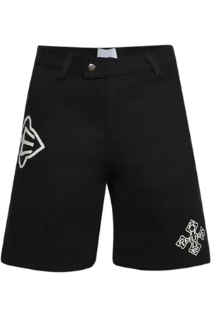 Rhude Twill-Shorts mit Cross-Logo